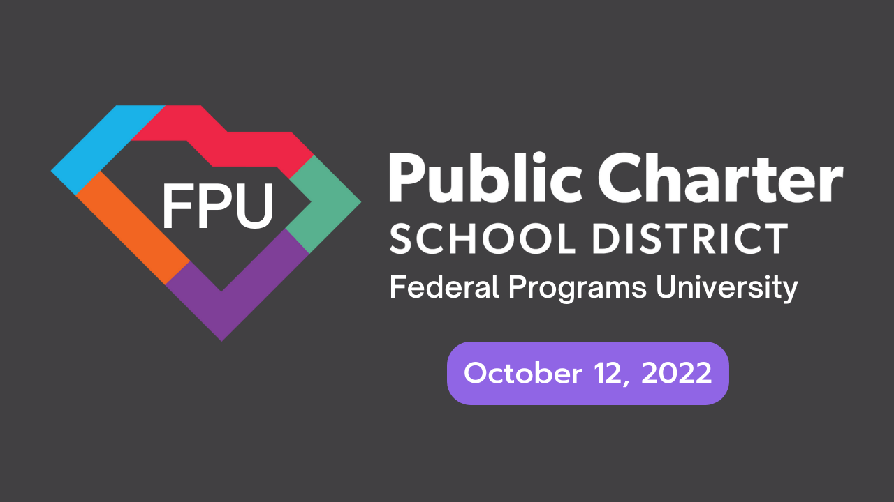 Federal Programs University Oct 12 2022